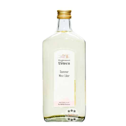 Löwen Sommerminz Likör mit Pfeffer / 30 % Vol. / 0,5 Liter-Flasche