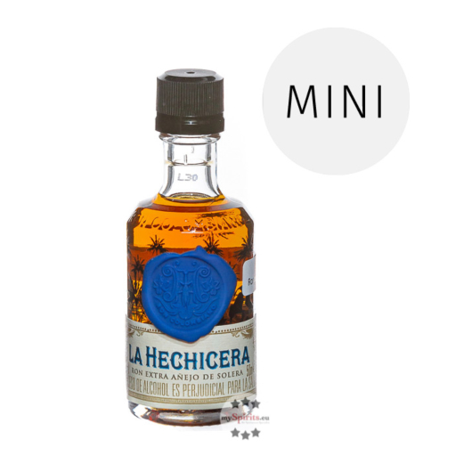 La Hechicera Solera 21 Reserva Familiar Rum MINI / 40 % Vol. / 0,05 Liter-Flasche