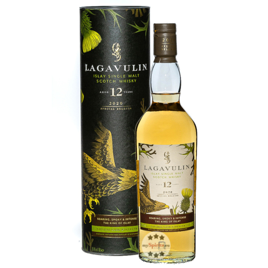 Lagavulin 12 Jahre Islay Single Malt Scotch Whisky Special Release 2020 Natural Cask Strength / 56,4 % Vol. / 0,7 Liter in Geschenkdose