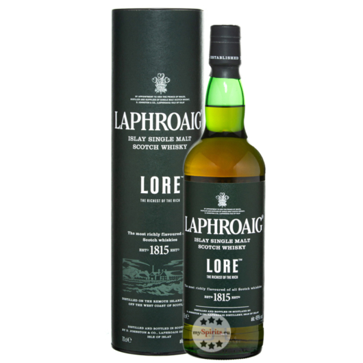 Laphroaig Lore Islay Single Malt Scotch Whisky / 48 % Vol. / 0,7 Liter-Flasche in Geschenkdose