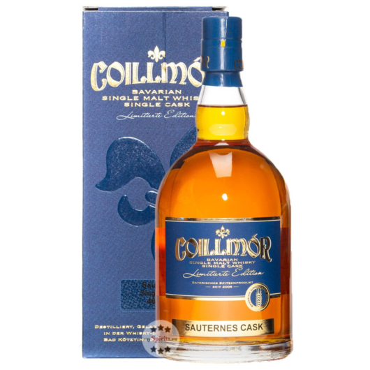 Liebl: Coillmor Sauternes Single Cask Bavarian Single Malt Whisky / 46 % Vol. / 0,7 Liter-Flasche in Geschenkkarton