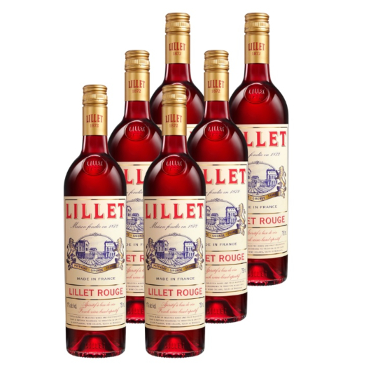 Lillet Rouge Weinaperitif 6er-Pack / 17 % Vol. / 6 x 0,75 Liter-Flasche