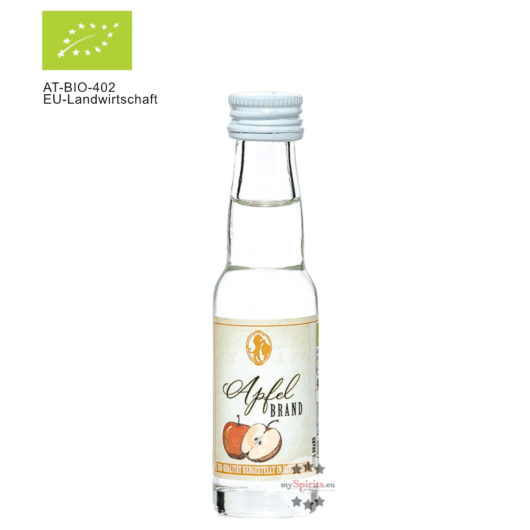 Löwen Apfelbrand Bio Mini / 40 % vol / 0,02 Liter-Flasche