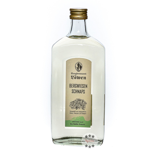 Löwen: Bergwiesen-Schnaps / 40% Vol. / 0,5 Liter - Flasche