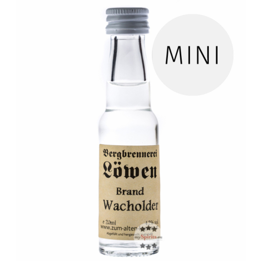 Löwen: Wacholder Geist / 42 % Vol. / 0,02 Liter - Flasche