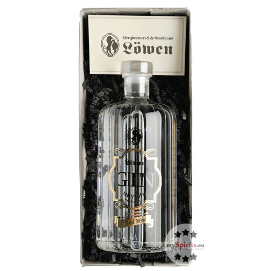 Bergbrennerei Löwen Geschenk-Set Gin Genuss 1er / 40 % Vol. / 0,35 Liter-Flasche