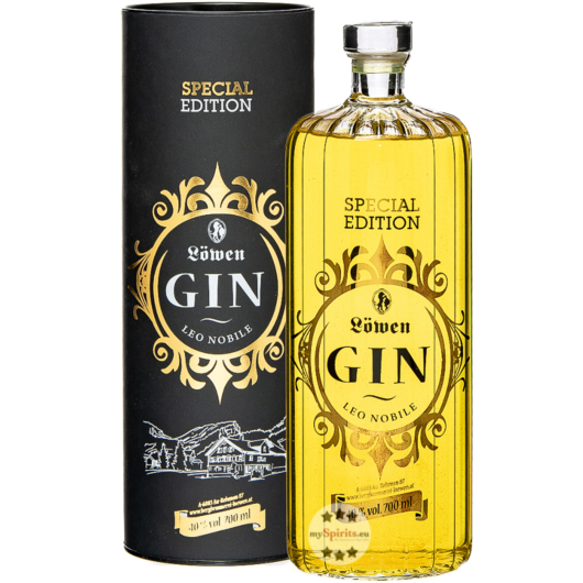 Bergbrennerei Löwen Gin Leo Nobile Special Edition / 40 % Vol. / 0,7 Liter-Flasche