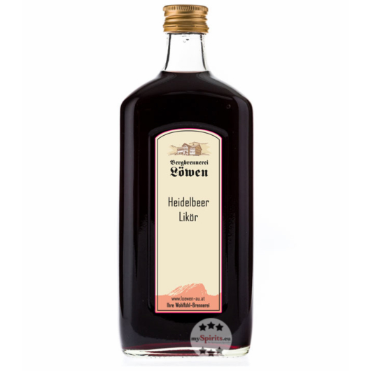 Löwen: Heidelbeerlikör / 25% Vol. / 0,5 Liter - Flasche