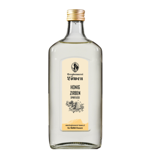 Löwen: Honig-Zirbe / 35 % vol / 0,5 Liter-Flasche