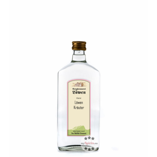Löwen: Klarer Löwen Kräuter / 35% Vol. / 0,2 Liter - Flasche