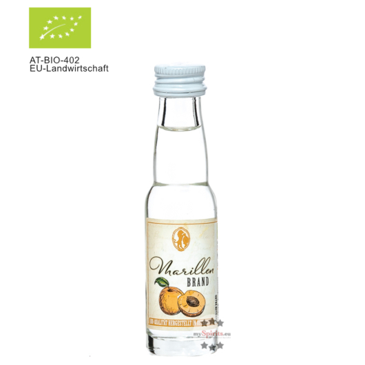 Löwen Marillenbrand Bio Mini / 40 % vol / 0,02 Liter-Flasche