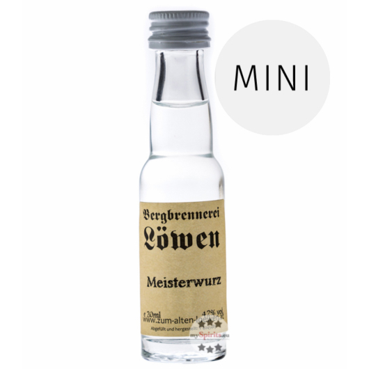 Löwen: Meisterwurz / 42% Vol. / 0,02 Liter - Flasche