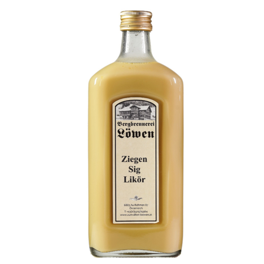 Löwen Ziegen Sig Likör / 16 % Vol. / 0,5 Liter-Flasche