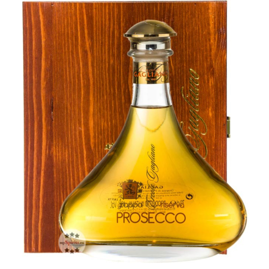 Marcati E. Gagliano Grappa Prosecco Riserva Barrique / 40 % Vol. / 0,7 Liter-Flasche in Holzbox