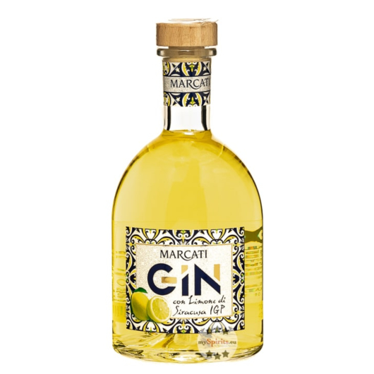 Marcati: Gin con Limone di Siracusa IGP / 42 % vol / 0,7 Liter-Flasche