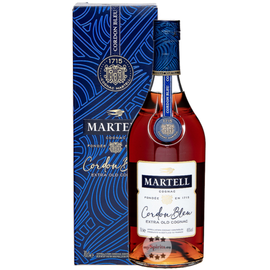 Martell Cordon Bleu Cognac / 40 % Vol. / 0,7 Liter-Flasche in Geschenkverpackung