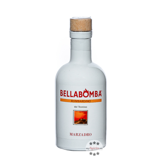 Marzadro: Bellabomba Bombardino Sahnelikör mit Eiern & Rum / 17 % Vol. / 0,2 Liter-Flasche