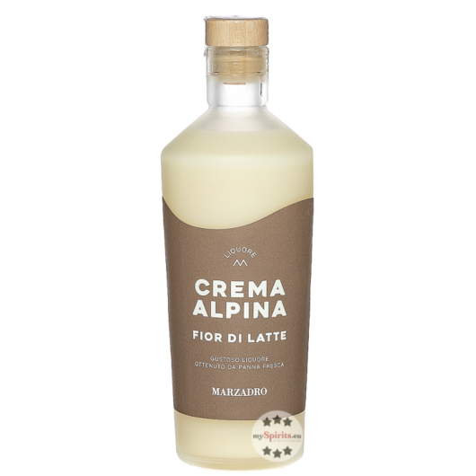 Marzadro Crema Alpina Fior di Latte Likör / 17 % Vol. / 0,7 Liter-Flasche