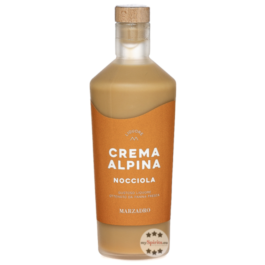 Marzadro Crema Alpina Nocciola Haselnusslikör / 17 % Vol. / 0,7 Liter-Flasche