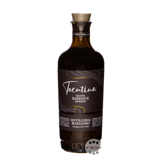 Marzadro Grappa La Trentina Morbida Barrique / 41 % Vol. / 0,7 Liter-Flasche