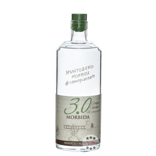Mazzetti d'Altavilla Grappa 3.0 Grappa Morbida / 40 % Vol. / 1,0 Liter-Flasche