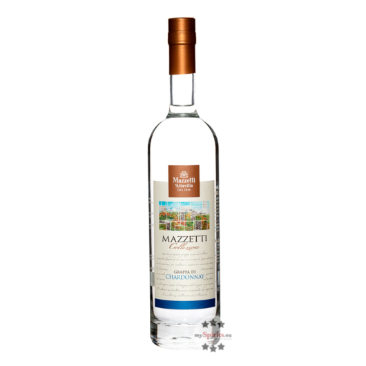 Mazzetti Collezione Grappa di Chardonnay / 43 % Vol. / 0,7 Liter-Flasche