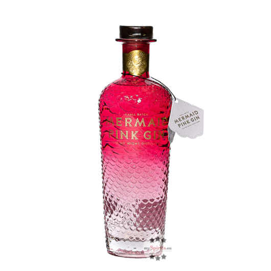 Isle of Wight Distillery Mermaid Pink Gin Small Batch / 38 % Vol. / 0,7 Liter-Flasche