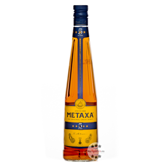 Metaxa 5 Sterne 5 Stars / 38 % Vol. / 0,7 Liter-Flasche