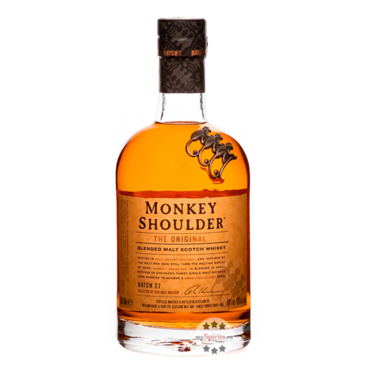 Monkey Shoulder The Original Blended Malt Scotch Whisky / 40 % vol / 0,7 Liter