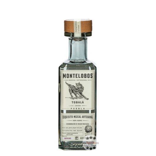 Montelobos Tobalá Mezcal Artesanal / 46,8 % Vol. / 0,7 Liter-Flasche