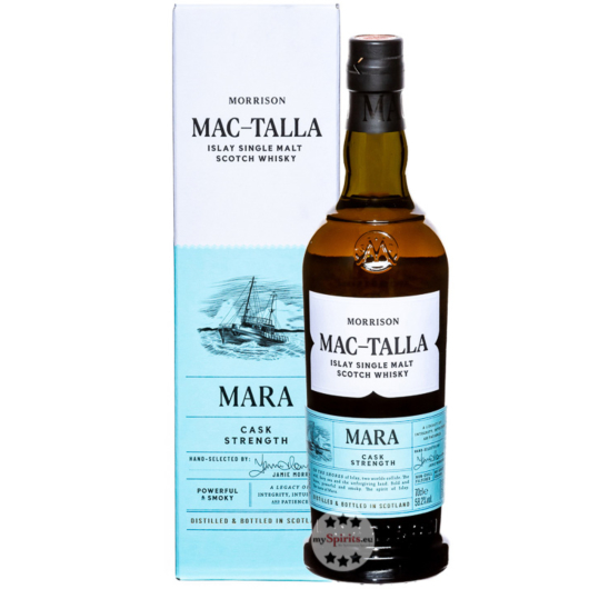Morrison Mac-Talla MARA Cask Strength Islay Single Malt Scotch Whisky / 58,2 % Vol / 0,7 Liter-Flasche in Geschenkkarton