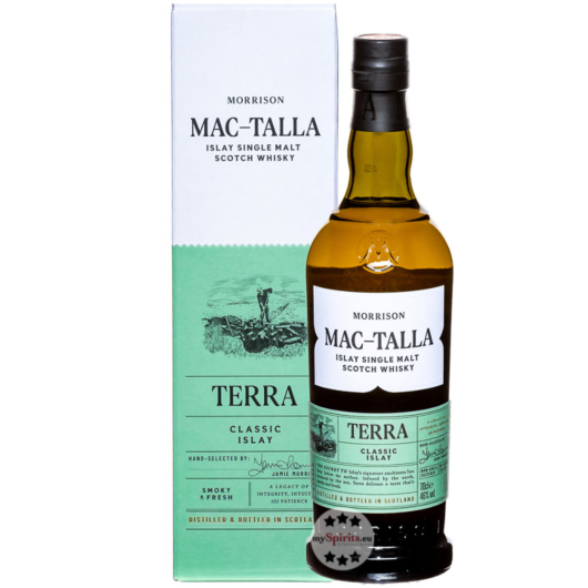 Morrison Mac-Talla TERRA Classic Islay Single Malt Scotch Whisky / 46 % Vol / 0,7 Liter-Flasche in Geschenkkarton