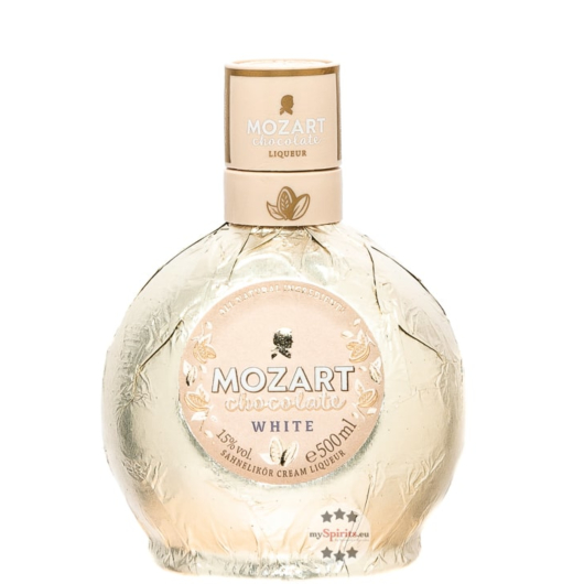 Mozart Chocolate: White Likör / 15 % vol / 0,5 Liter-Flasche