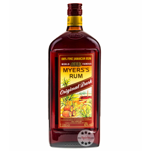 Myers’s Rum Original Dark - Fine Jamaican Rum / 40 % Vol. / 1,0 Liter-Flasche