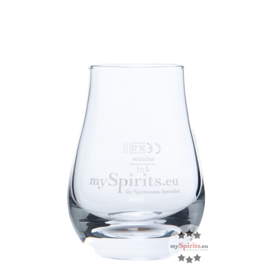 mySpirits Schnapsglas kleines Nosingglas / 4cl Eichstrich / H: ca. 8 cm