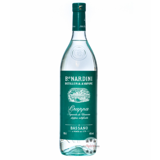 Nardini: Grappa Bianca 40° / 40 % Vol. / 1,0 Liter-Flasche