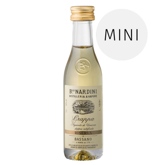 Nardini: Grappa Riserva 50° / 50% Vol. / 0,03 Liter-Flasche