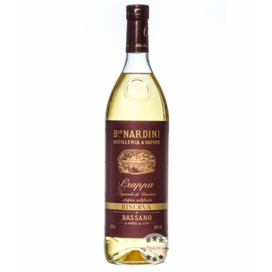 Nardini Grappa Riserva 60° / 60% Vol. / 1,0 Liter-Flasche