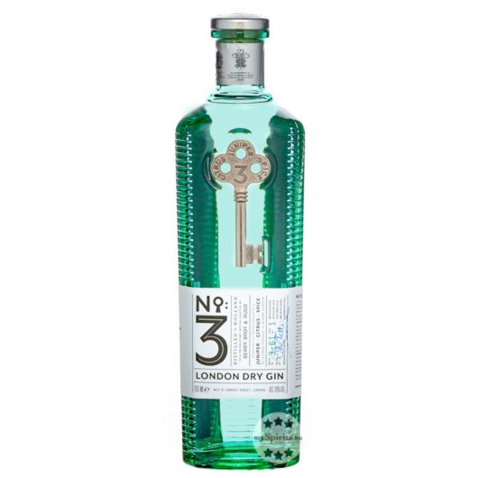 No. 3 London Dry Gin / 46 % Vol. / 0,7 Liter-Flasche