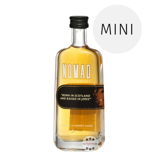 Nomad Outland Whisky Finished in Sherry Casks Miniatur / 41,3 % Vol. / 0,05 Liter-Flasche