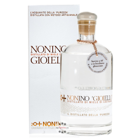 Nonino Gioiello Di Castagno - Rares Destillat aus Kastanienhonig / 37 % Vol. 0,35 Liter-Flasche
