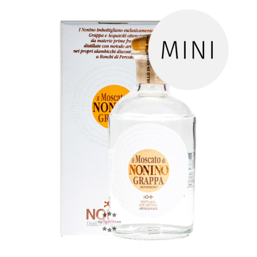 Nonino Il Moscato di Nonino Grappa Monovitigno - Sortenreiner Grappa / 41 % Vol. 0,1 L Flasche 