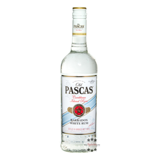 Old Pascas Barbados White Rum / 37,5 % Vol. / 0,7 Liter-Flasche