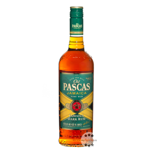 Old Pascas Jamaica Dark Rum / 40 % Vol. / 0,7 Liter-Flasche