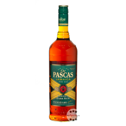 Old Pascas Jamaica Dark Rum / 40 % Vol. / 1,0 Liter-Flasche