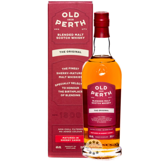 Old Perth The Original Blended Malt Scotch Whisky / 46 % Vol. / 0,7 Liter-Flasche in Geschenkkarton