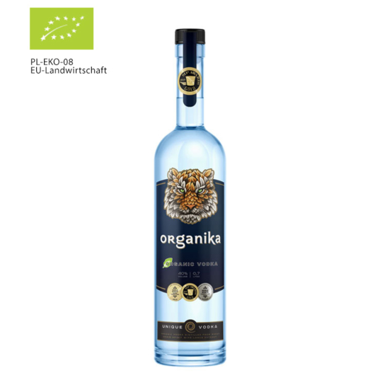 Organika Organic Vodka Classic Bio / 40 % Vol. / 0,7 Liter-Flasche