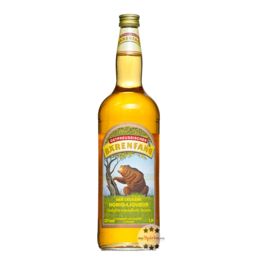 Ostpreussischer Bärenfang Honiglikör / 33 % Vol. / 1,0 Liter-Flasche