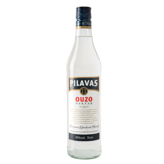 Pilavas Ouzo Nektar / 38 % vol / 0,7 Liter-Flasche