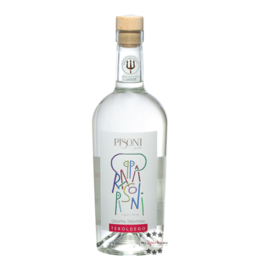 Pisoni Grappa Trentina Teroldego / 43 % Vol. / 0,7 Liter-Flasche